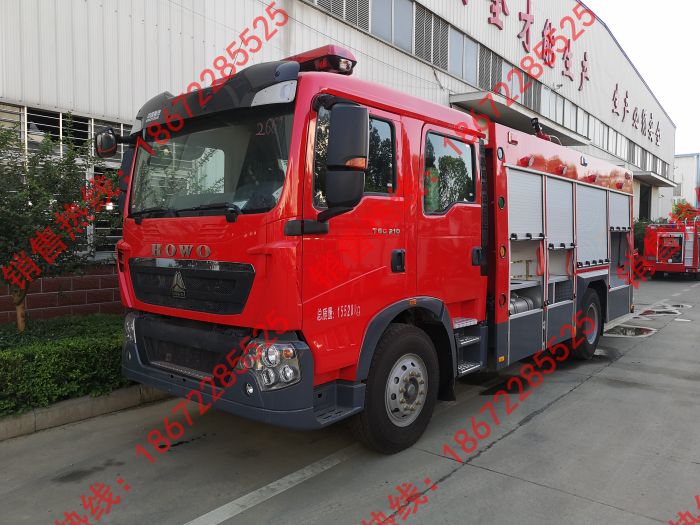 豪沃T5G水罐消防車